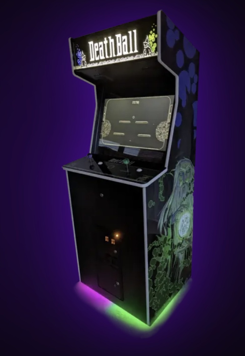 DeathBall indie arcade cabinet